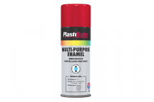 PlastiKote Multi Purpose Enamel Spray Paint Gloss Red 400ml