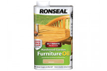 Ronseal Ultimate Protection Hardwood Garden Furniture Oil Natural 1 litre