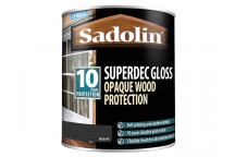 Sadolin Superdec Opaque Wood Protection Black Gloss 1 litre