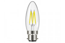 Energizer LED BC (B22) Candle Filament Dimmable Bulb, Warm White 470 lm 5W