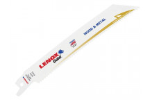 LENOX 610GR Gold Metal Cutting Reciprocating Saw Blades 150mm 10 TPI (Pack 5)