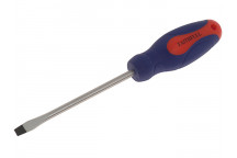 Faithfull Soft Grip Screwdriver Flared Slotted Tip 6.5 x 125mm