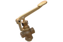 1\" BSP FEM SELF-CLOSING LEVER GLOBE