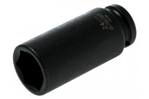 Teng Deep Impact Socket Hexagon 6-Point 1/2in Drive 24mm