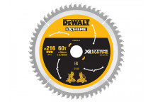 DEWALT FlexVolt XR Circular Saw Blade 216 x 30mm x 60T
