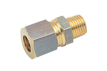 1/2\" BSPT Male x 10mm OD Male Stud