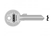 ABUS Mechanical 24/70-82/63-92/65 Key Blank 00906