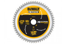 DEWALT FlexVolt XR Table Saw Blade 210 x 30mm x 60T