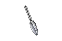 12.7mm Carbide Rotary Burr, Flame, Shape H (P715)