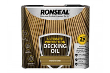 Ronseal Ultimate Protection Decking Oil Natural Oak 2.5 litre