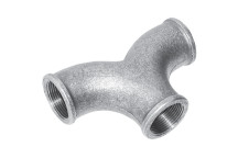 2\" BSPP FEM TWIN ELBOW GALVANISED GF132G