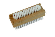 3 3/4\" (95mm) Double Sided Wooden Nail Brush