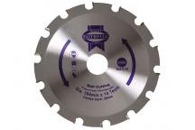 Faithfull TCT Circular Saw Blade Nail Cutting 184 x 30mm x 14T NEG
