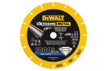 DEWALT Extreme Metal Cut Off Saw Blade 230 x 22.23 x 2.1mm
