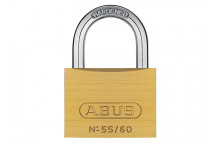 ABUS Mechanical 55/60mm Brass Padlock Carded