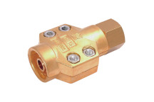 1/2\" FEMALE BRASS STEAM CLAMP AND COUPLING