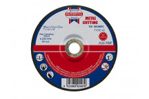 Faithfull Depressed Centre Metal Cutting Disc 180 x 3.2 x 22.23mm