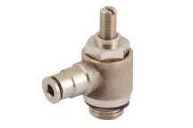 1/4\" BSPP Male x 10mm OD Speed Control Valve