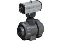 DN10 PVC BALL VALVE PNEU.ACTUATION