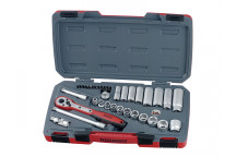 Teng T3835AF Socket Set of 35 A/F 3/8in Drive