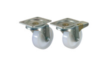 100MM SWL CASTOR PLATE FTG NYLON
