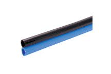 4MM X 2.5MM TWIN FLEXI POLY TUBE BLK/BLK
