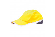 HB10 Hi-Vis Baseball Cap Yellow/Navy