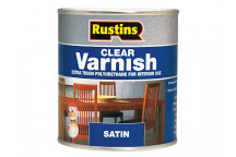 Rustins Polyurethane Varnish Satin Clear 1 litre