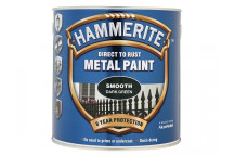 Hammerite Direct to Rust Smooth Finish Metal Paint Dark Green 2.5 Litre