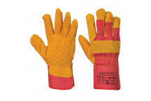 A225 Fleece Lined Rigger Glove Red XL