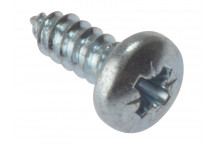 ForgeFix Self-Tapping Screw Pozi Compatible Pan Head ZP 1in x 10 Box 200