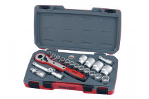 Teng T1221 Socket Set of 21 Metric 1/2in Drive