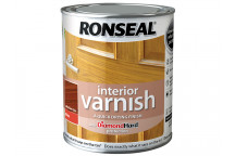 Ronseal Interior Varnish Quick Dry Gloss Medium Oak 750ml