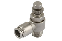 1/4\" BSPP Male x 10mm OD Speed Control Valve