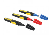 Stanley Tools FatMax Chisel Tip Marker (Pack 3)