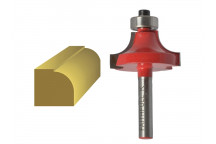 Faithfull Router Bit TCT Rounding Over 15.8mm x 9.5mm 1/4in Shank