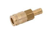 10MM HOSETAIL COUPLING D.S. BRASS