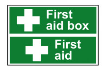 Scan First Aid Box / First Aid - PVC 300 x 200mm