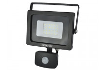 Faithfull Power Plus SMD LED Security Light with PIR 20W 1600 Lumen 240V