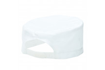 S899 Chefs Skull Cap White