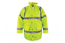 Scan Hi-Vis Yellow Motorway Jacket - L (44in)