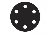 Flexovit Hook & Loop Sanding Discs 150mm Medium 80G (Pack of 6)