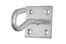 Faithfull Hook On Plate - Galvanised