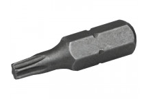 Faithfull Star S2 Grade Steel Screwdriver Bits TX10 x 25mm (Pack 3)