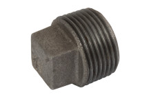 (BS FIG148) BSPT SOLID PLUG 3/8 BLK