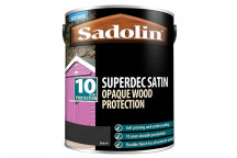 Sadolin Superdec Opaque Wood Protection Black Satin 5 litre