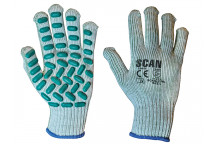 Scan Vibration Resistant Latex Foam Gloves - L (Size 9)