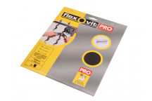 Flexovit Emery Cloth Sanding Sheets 230 x 280mm Medium 80g (3)