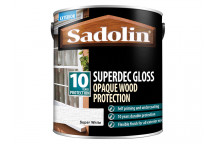 Sadolin Superdec Opaque Wood Protection Super White Gloss 2.5 litre