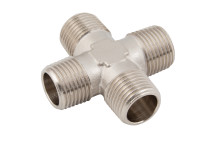 1/8\" BSPT Male Equal Cross